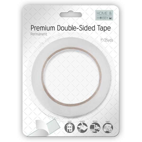 3L Adhesive, Scrapbook Adhesives, Premium Double-Sided Tape, 1" X 25 yds. (67083)
