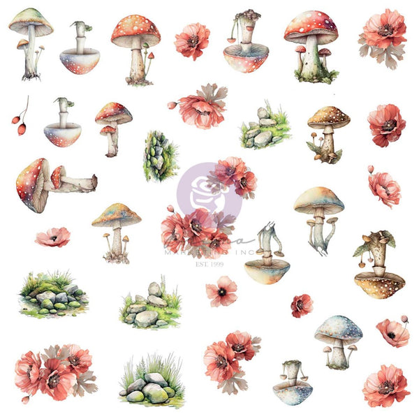 Prima Marketing Ephemera Return To Wonderland 70/Pkg, Wonderland Forest Finds (675660)