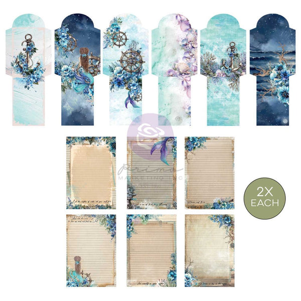 Prima Marketing Stationery Pack 12/Pkg, A Mermaid's Tale
