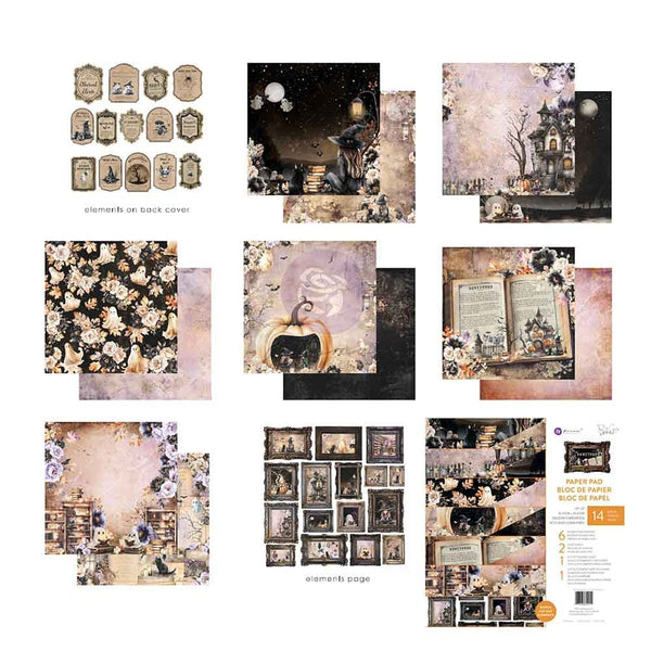 Prima Marketing Double-Sided Paper Pad 12"X12" 14/Pkg, Bewitched (#677763)