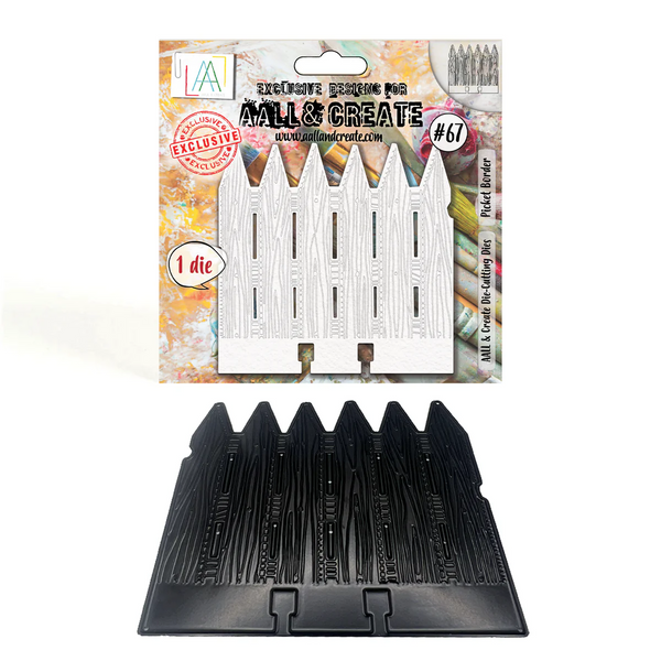 AALL And Create, Die-cutting Die Set, #67, Picket Border