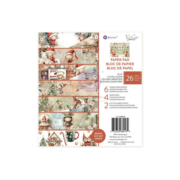 Prima Marketing Double-Sided Paper Pad 6"X6" 26/Pkg, Twinkle & Treats (#680169)