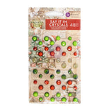 Prima Marketing Say It In Crystals 48/Pkg, Twinkle & Treats (#680275)