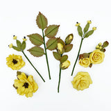 49 And Market, Nature's Bounty Paper Flowers, Canary (NB-40315)