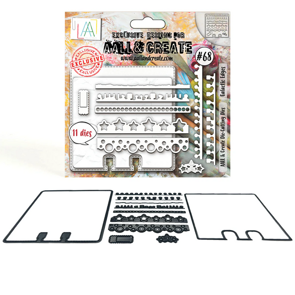 AALL And Create, Die-cutting Die Set, #68, Galactic Edges