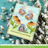 Lawn Fawn, Stamps & Dies Bundle, All The Grad Caps (LF4079 & LF4080)