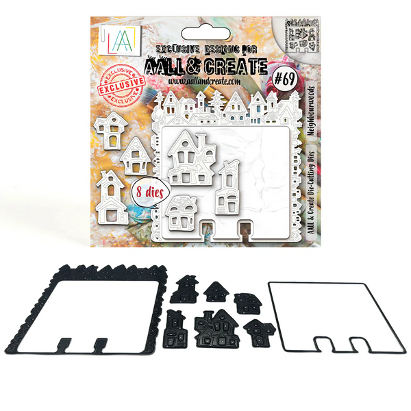 AALL And Create, Die-cutting Die Set, #69, Neighbourwoods