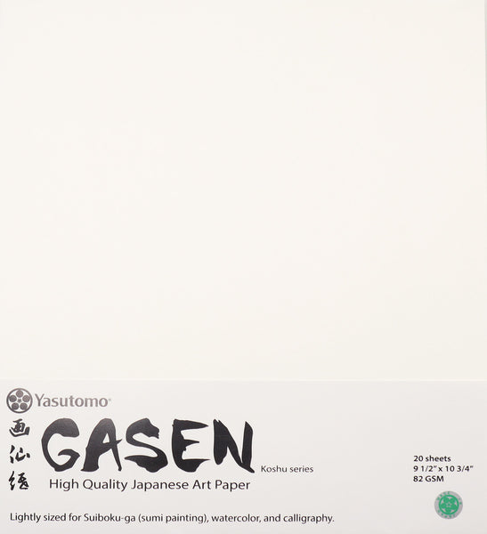 Yasutomo, Gasen Paper, 9 1/2" x 10 3/4" (20 Sheets)