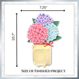 CrafTreat DIY Paper Lanterns, Hydrangea Jar