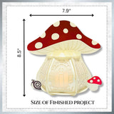 CrafTreat DIY Paper Lanterns, Mushroom