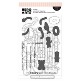 Hero Arts, Clear Stamps & Dies Bundle by Carly Tee, Let's Stick Together (DC350)
