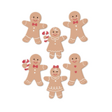 Spellbinders, Rosie's Studio Sleigh Bells Ring Gingerbread Dimensional Acetate Stickers (169469)