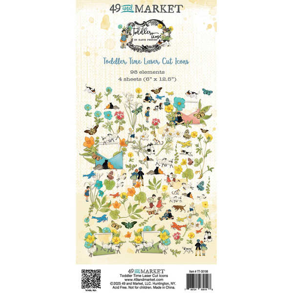49 And Market Laser Cut Outs, Toddler Time (TT-30198)