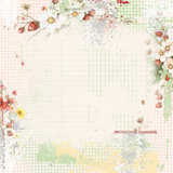 49 And Market, Nature's Haven, Double-Sided Cardstock 12"X12", Berry Delight (JNH-33113)