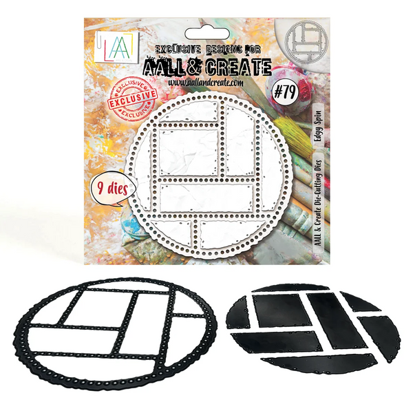 AALL And Create, Die-cutting Die Set, #79, Edgy Spin