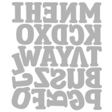 Sizzix Thinlits 26PK Die Set, Nora Alphabet by Eileen Hull (667065)