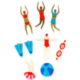 Sizzix Thinlits Die Set By Catherine Pooler 20/Pkg, Synchronized Swimmers #2 (666659)