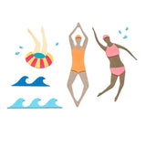 Sizzix Thinlits Die Set By Catherine Pooler 20/Pkg, Synchronized Swimmers #2 (666659)