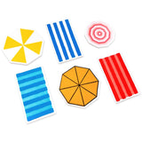 Sizzix Thinlits Die Set By Catherine Pooler 15/Pkg, Beach Blankets & Brellas #2 (666656)