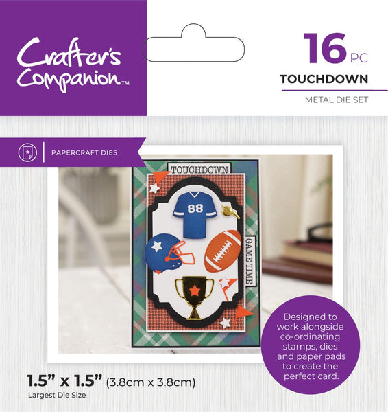 Crafter's Companion, Modern Man Collection, Metal Dies, Touchdown (16pc)