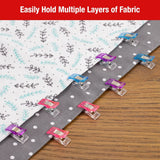 SINGER Fabric & Craft Clips W/Case, 24/Pkg (Assorted sizes)