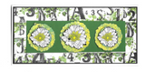 AALL & Create, Layer-It-Up Washi Tape, #71, Leafy Alphas