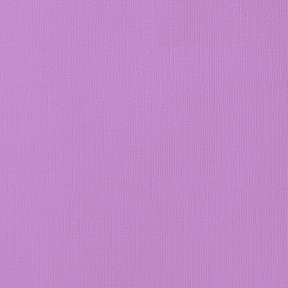 American Crafts, Weave Textured Cardstock 12"X12", Orchid (80 lb)