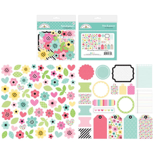 Doodlebug, Odds & Ends Bits & Pieces Die-Cuts, My Happy Place