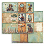 Stamperia Backgrounds Double-Sided Paper Pad 8"X8" 10/Pkg, A New Beginning (SBBS140)