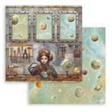 Stamperia Backgrounds Double-Sided Paper Pad 8"X8" 10/Pkg, A New Beginning (SBBS140)