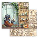 Stamperia Backgrounds Double-Sided Paper Pad 8"X8" 10/Pkg, A New Beginning (SBBS140)