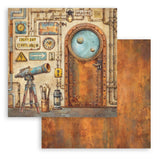 Stamperia Backgrounds Double-Sided Paper Pad 8"X8" 10/Pkg, A New Beginning (SBBS140)