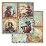 Stamperia Backgrounds Double-Sided Paper Pad 8"X8" 10/Pkg, A New Beginning (SBBS140)