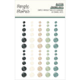 Simple Stories Glitter Enamel Dots, Simple Vintage Timeless Harmony (27032)