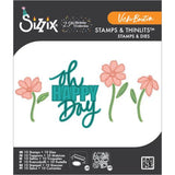 Sizzix Clear Stamps Set 10PK w/10PK Dies by Vicki Boutin, Oh Happy Day (667134)