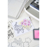 Sizzix Clear Stamps Set 10PK w/10PK Dies by Vicki Boutin, Oh Happy Day (667134)