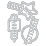 Sizzix Thinlits Die Set 6PK, Word Wafers Birthday by Seth Apter (667132)