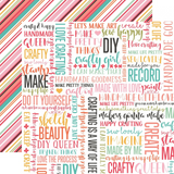 Echo Park Paper, I Heart Crafting, 12"x12" Double-Sided Paper, DIY Queen
