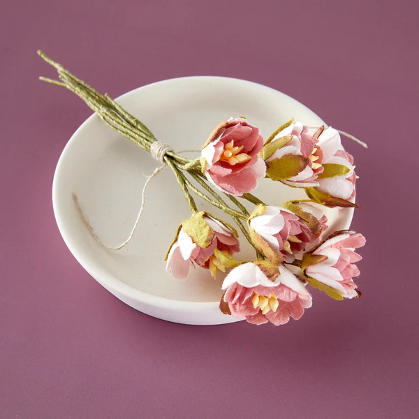 Prima Marketing, Buttons & Keepsakes by Frank Garcia, Tattered Millinery Dimensional Flowers (684747)