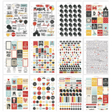 Simple Stories, Carpe Diem, Say Cheese III A5 Stickers 12/Pkg