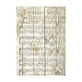 Stamperia, Assorted Mini Rice Paper Backgrounds A6 8/Sheets, Songs of the Sea (DFSAK6010)