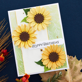 Spellbinders Etched Dies, Sunflower Serenade (S3-494)