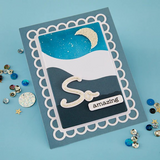 Spellbinders, Etched Dies By Lisa Horton, Open Lace Frame and Landscapes (S5-748)