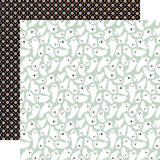 Echo Park Paper, Spooktacular Halloween, 12"x12" Double-Sided Paper, Spooky Ghosts