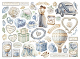 Stamperia, Chip-Board Die-Cuts, Timeless (DFLDC116)