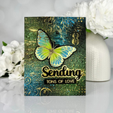 Spellbinders, 3D Embossing Folder, Beautifully Imperfect, Distress Mix (E3D-155)