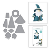Spellbinders, Fergus Etched Dies from the 3D Felt Décor Collection by Sandi MacIver (S7-278)