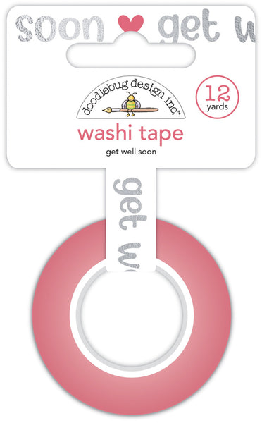 Doodlebug, Washi Tape, 15mmX12yd, Get Well Soon
