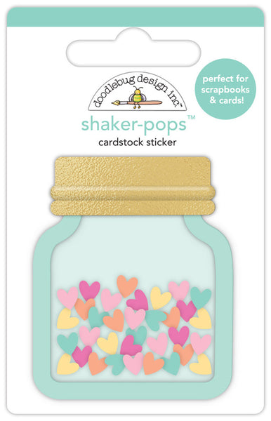 Doodlebug Design, Shaker-Pops 3D Stickers, Saving All My Love, Hello Again