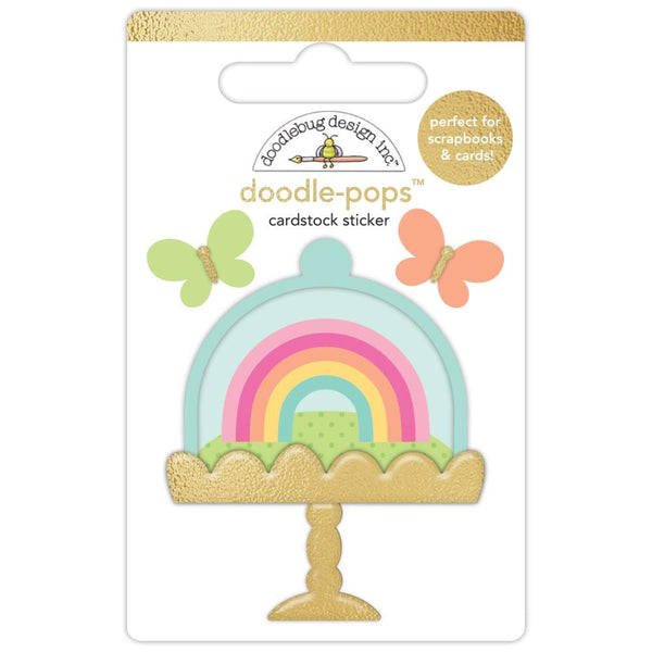 Doodlebug Design, Doodlebug Doodle-Pops 3D Stickers, A Bit Of Happiness, Hello Again